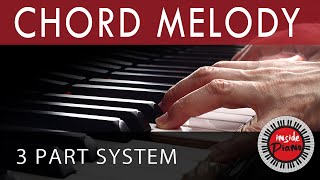 How to Play Piano Chord Melody Piano Chord Progressions [upl. by Nonrev]