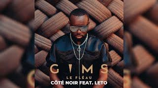 GIMS  CÔTÉ NOIR feat LETO Audio Officiel [upl. by Eceinwahs629]