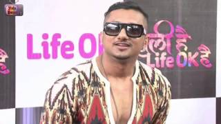 Yo Yo Honey Singh Live Performance On Blue Eyes Song on LIFE OK TV Feb 2014 [upl. by Fitzhugh]