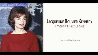 AF685 Jacqueline Bouvier Kennedy America’s First Ladies Part 35  Ancestral Findings Podcast [upl. by Aicel83]