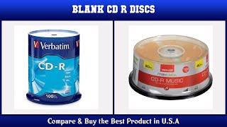 Top 10 Blank CDR Discs to buy in USA 2021  Price amp Review [upl. by Nnaed]