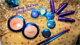 MAC Magic of the Night Collection HAUL  Swatches [upl. by Adalbert155]