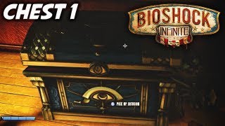 Bioshock Infinite  Unlock the Chest  Lansdowne Residence Howto Guide [upl. by Zephaniah]