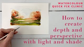 How to Create Depth and Perspective with Watercolour [upl. by Blaseio]