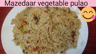 Mazedaar vegetable pulao [upl. by Moulton]