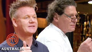 Best Moments of Celebrity Guest Chefs  MasterChef Australia  MasterChef World [upl. by Aivatnahs]