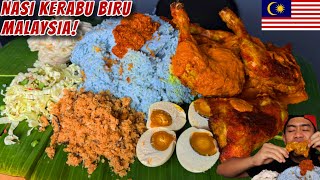 TANBOY KUN MUKBANG 4 KG NASI KERABU KHAS KELANTAN MALAYSIA [upl. by Jonna]