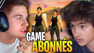 GAME ABONNÉS TOTALEMENT INSANE SUR FORTNITE BATTLE ROYALE [upl. by Ahsiemaj]