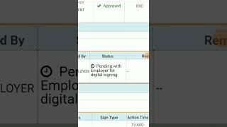 Pf bank kyc aprovednew update 2022pf digital signature check stutasepfo pf kyc epfoupdate [upl. by Eimmas]