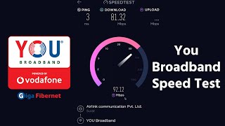 You Broadband Speed test  Vi Broadband Speed test You Broadband Installation  Vi Broadband [upl. by Laurene]