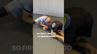 3 Different Anaconda Finishes🐍 bjjtechnique anacondachoke bjj jiujitsu submission nogi choke [upl. by Rame]