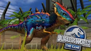 Pachygalosaurus Legendary Hybrid Max Level 40  Jurassic World The Game [upl. by Orlantha]