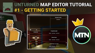 Unturned Map Editor for Beginners  Getting Started Part 1 [upl. by Damali752]