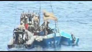 somali pirate mothership is blown up and explodesvideo and pictures [upl. by Meekyh]