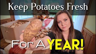 How to Keep Potatoes Fresh for a Year [upl. by Jedthus]