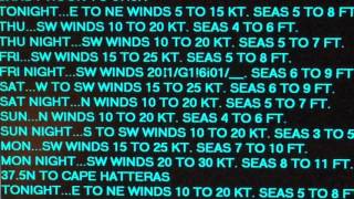 Decoding US Coast Guard Navtex Messages By Radio [upl. by Junno]