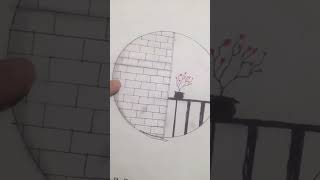 circle royal hashtags drawing in circle sabse jyada Paisa balcony drawing hashtag flower pot pleas [upl. by Vano]