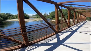 Boise Greenbelt Bicycle Ride to Eagle [upl. by Granniah409]