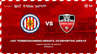 UDC Torredonjimeno Infantil vs Deportivo Jaén CF  Segunda Andaluza Jaén [upl. by Aneloaup]