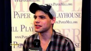 Jeremy Jordan Interview  Newsies the Musical  Jack Kelly [upl. by Alvera]