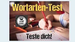 Wortarten bestimmen  der Test Klasse 67 Selbstdiagnose [upl. by Eenyaj688]