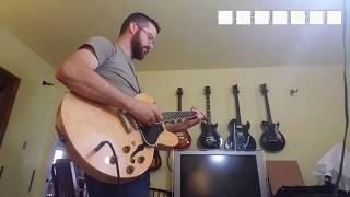 Gibson ES335 and ES135 clean amp shootout [upl. by Ahsatam]