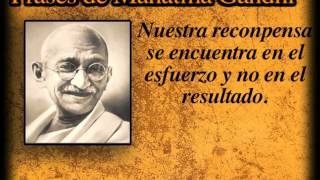 Frases y reflexiones de Mahatma Gandhi [upl. by Nnairol]