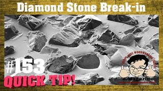 Why you MUST break in a diamond stone for toolknife sharpening [upl. by Fernande]