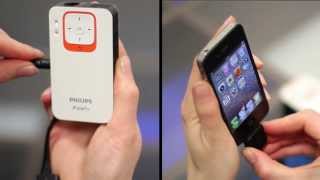 Tutorial video Philips Picopix PPX 2330  Iphone 4S [upl. by Ayoted]