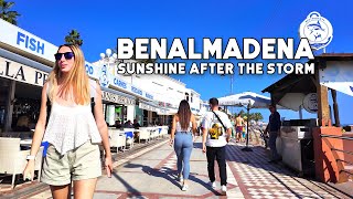 Benalmadena Spain Sunshine after the Storm November 2024 Update Costa del Sol Walk  Málaga 4K [upl. by Yoc]