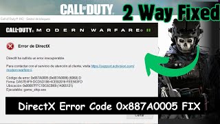 How to Fix Warzone DirectX Error Code 0x887A0005 Error Code [upl. by Miguelita233]