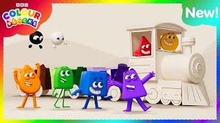 The Sorting Express  FULL EPISODE  S1 E29  Learn Colours  Kids Cartoons  Colourblocks [upl. by Ziul]