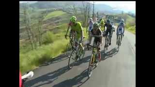 settimana Coppi e Bartali 2014 strappo in salita ultimo giro [upl. by Poll]