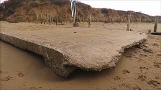 Berrow beach road shut after storms BurnhamOnSeacom [upl. by Coraline]