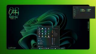 Windows 12 Task Bar and Start Menu with aesthetic desktop experience [upl. by Neenaej]