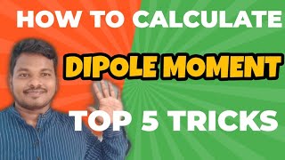 How To calculate dipole moment in organic compounds  dipole moment in chemistry  Part 2 [upl. by Rehsa]