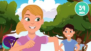 Summer Bible Songs Collection 2024 Animated with Lyrics [upl. by Aikyt]