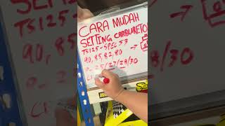 Cara Setting Carburetor Ts125  Spec Block 53mm [upl. by Krall675]