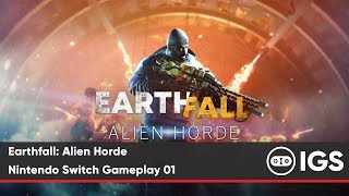 HUGE ALIEN SWARM DISASTER  Earthfall Gameplay Roleplay  Left 4 Dead Aliens Survival Game [upl. by Elcarim]