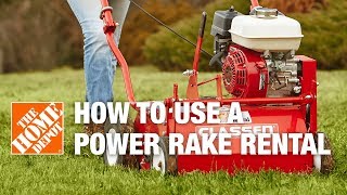 How to Use a Classen Power Rake Rental [upl. by Mharba]