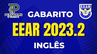 Gabarito com correção  EEAR 20232  Inglês eear2023 [upl. by Ayoted]