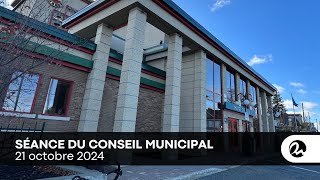 20241021 conseil municipal de rouyn noranda [upl. by Prudie344]