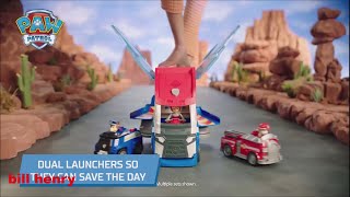 Paw Patrol Transforming PAW Patroller with Vehicle Launchers Lights amp Sounds Ryder Action Figure [upl. by Hogle]