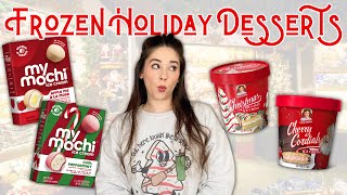 Little Debbie Christmas Ice Cream Holiday Mochis amp More  Frozen Dessert Holiday Taste Test [upl. by Islek878]