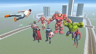 Franklin Play Avengers Mode in Indian Bike Driving 3D [upl. by Ehcor989]