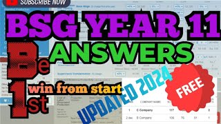 Free Business strategy game BSG year 11 decision answers 2024 [upl. by Clarissa]