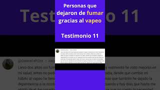 Dejar de fumar gracias al vapeo Testimonio 11 dejardefumar vapeo shorts [upl. by Anirtal]