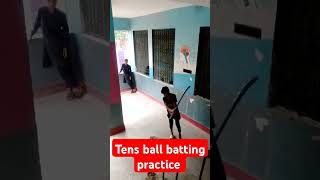 Tens ball batting practice please trending on YouTube please my account is unfreeze [upl. by Goat]