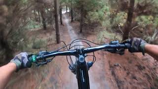 Riding at Traralgon pines The Down Hill  Lachies Track [upl. by Saibot851]