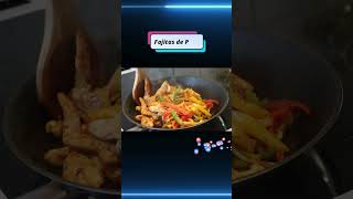 Receta de Fajitas de POLLO 😋 fajitasdepollo fajitas recetas [upl. by Auqenahs330]